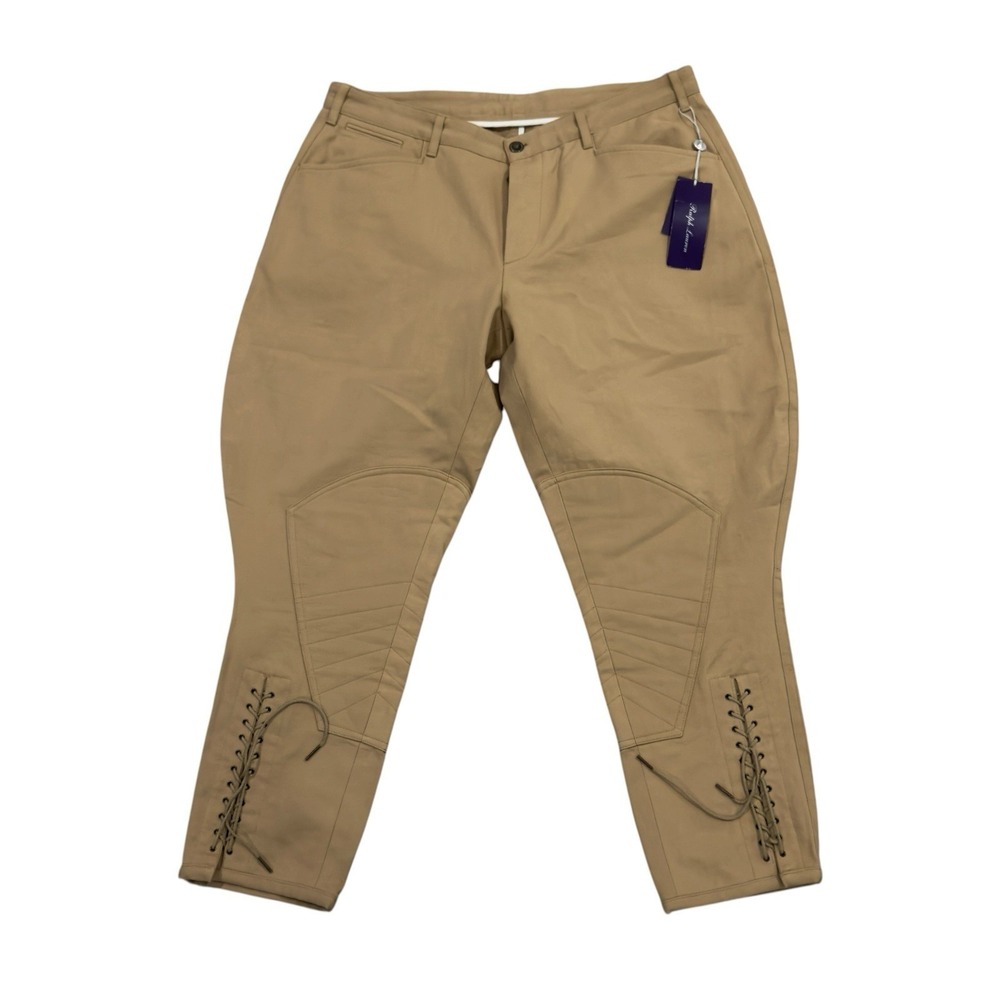 Ralph Lauren Purple Label NEW Women's 34 Equestrian Lace Up Jodhpur Riding Pants